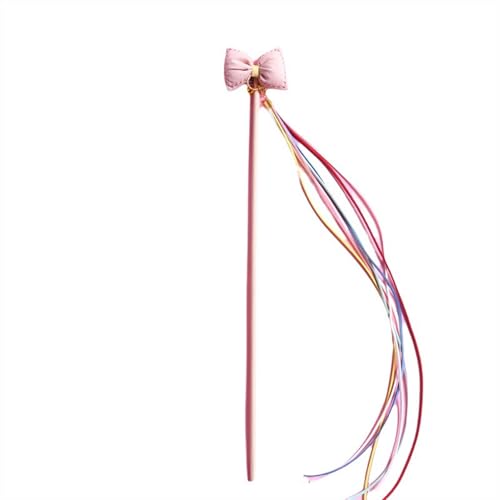 GIBZ 2 Stück Katzenspielzeug, Intelligenz Interaktive Katzenangel mit Glocke für Kätzchen oder Katze, Rosa GIBZ 2 Stück Katzenspielzeug, Intelligenz Interaktive Katzenangel mit Glocke für Kätzchen oder Katze, Rosa von GIBZ