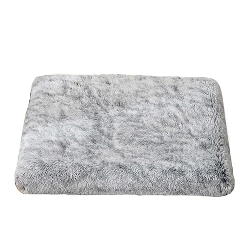 GIBZ Flauschig Hundematte, Warme Haustier Nest, Hundebett mit Wasserfest Memory Foam, Waschbares Kunstfell Plüsch Katzennest, Tie Dye Grau, 100x75x10cm GIBZ Flauschig Hundematte, Warme Haustier Nest, Hundebett mit Wasserfest Memory Foam, Waschbares Kunstfell Plüsch Katzennest, Tie Dye Grau, 100x75x10cm von GIBZ