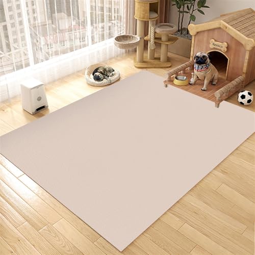 GIBZ Futternapf Unterlage Großes für Katzen Hunde Futtermatte Rutschfestes Kunstleder Fütterung Matte Wasserdichtes Napfunterlage, Dicke 4 mm Champagner 40x60cm GIBZ Futternapf Unterlage Großes für Katzen Hunde Futtermatte Rutschfestes Kunstleder Fütterung Matte Wasserdichtes Napfunterlage, Dicke 4 mm Champagner 40x60cm von GIBZ
