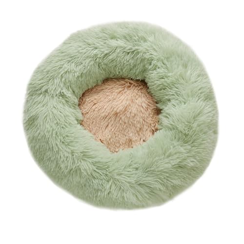 GIBZ Hundebett Mittelgroße Hunde Rund Winter Warm Kontrastfarben Flauschig Katzenbett rutschfest Haustierbett für Groß Klein Grün 70cm GIBZ Hundebett Mittelgroße Hunde Rund Winter Warm Kontrastfarben Flauschig Katzenbett rutschfest Haustierbett für Groß Klein Grün 70cm von GIBZ