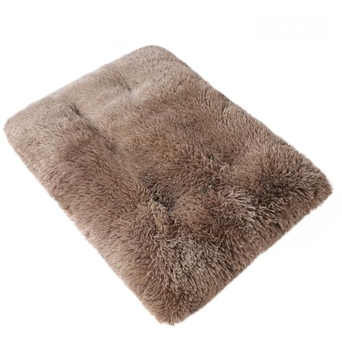 GIBZ Hundebetten Rechteckig Große Flauschig Winter Warm Katzenbett rutschfest Haustierbett für Klein Mittelgroß Waschbar Braun 125x85cm GIBZ Hundebetten Rechteckig Große Flauschig Winter Warm Katzenbett rutschfest Haustierbett für Klein Mittelgroß Waschbar Braun 125x85cm von GIBZ