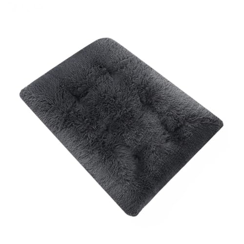 GIBZ Hundebetten Rechteckig Große Flauschig Winter Warm Katzenbett rutschfest Haustierbett für Klein Mittelgroß Waschbar Dunkel Grau 55x40cm GIBZ Hundebetten Rechteckig Große Flauschig Winter Warm Katzenbett rutschfest Haustierbett für Klein Mittelgroß Waschbar Dunkel Grau 55x40cm von GIBZ
