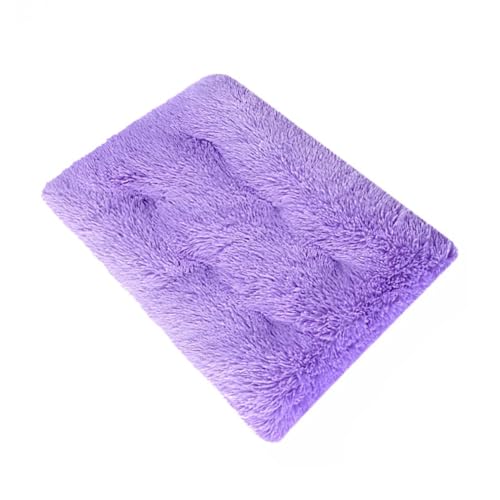 GIBZ Hundebetten Rechteckig Große Flauschig Winter Warm Katzenbett rutschfest Haustierbett für Klein Mittelgroß Waschbar Lila 125x85cm GIBZ Hundebetten Rechteckig Große Flauschig Winter Warm Katzenbett rutschfest Haustierbett für Klein Mittelgroß Waschbar Lila 125x85cm von GIBZ
