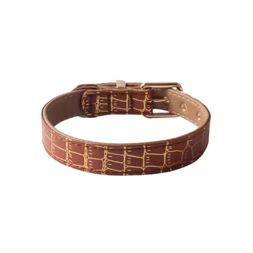 GIBZ Hundehalsband Leder, Komfortabel und Robuste mit Weich Gepolstert, Verstellbare Halsband für Kleine, Mittel, Große Hunde, Braun, 2.5 x 50 cm GIBZ Hundehalsband Leder, Komfortabel und Robuste mit Weich Gepolstert, Verstellbare Halsband für Kleine, Mittel, Große Hunde, Braun, 2.5 x 50 cm von GIBZ