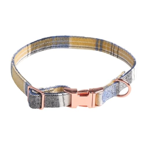 GIBZ Hundehalsband Verstellbar, Weich und Langlebige mit Abnehmbarer Fliege, Halsband für Kleine, Mittelgroße, Große Hunde, Gelb, S GIBZ Hundehalsband Verstellbar, Weich und Langlebige mit Abnehmbarer Fliege, Halsband für Kleine, Mittelgroße, Große Hunde, Gelb, S von GIBZ
