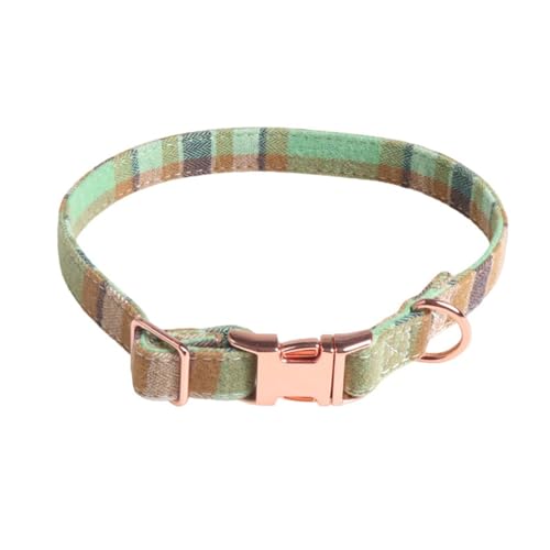 GIBZ Hundehalsband Verstellbar, Weich und Langlebige mit Abnehmbarer Fliege, Halsband für Kleine, Mittelgroße, Große Hunde, Hellgrün, M GIBZ Hundehalsband Verstellbar, Weich und Langlebige mit Abnehmbarer Fliege, Halsband für Kleine, Mittelgroße, Große Hunde, Hellgrün, M von GIBZ