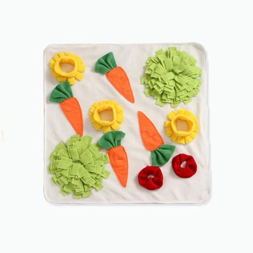 GIBZ Kaninchen Meerschweinchen Schnüffelmatte, Riechen Trainieren Futtermatte, Langeweile Interaktive Spielzeug für Haustier, Quadrat, 58,5 x 58,5 cm GIBZ Kaninchen Meerschweinchen Schnüffelmatte, Riechen Trainieren Futtermatte, Langeweile Interaktive Spielzeug für Haustier, Quadrat, 58,5 x 58,5 cm von GIBZ