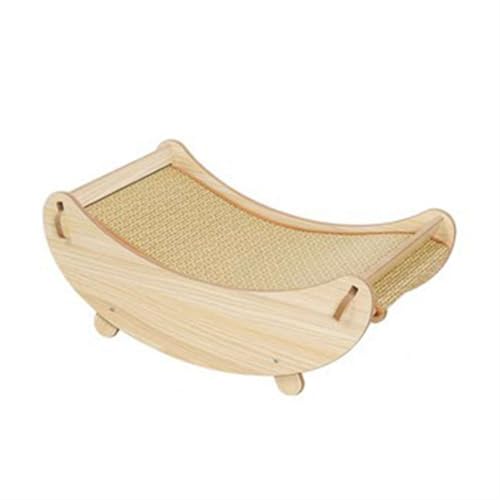 GIBZ Katzenbett aus Holz Hängematte Haustier Erhöhte Katzencouch Geeignet für Kaninchen Kätzchen und Kleintiere Gelb 50x34x20cm GIBZ Katzenbett aus Holz Hängematte Haustier Erhöhte Katzencouch Geeignet für Kaninchen Kätzchen und Kleintiere Gelb 50x34x20cm von GIBZ