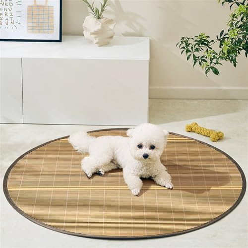GIBZ Kühlmatte Hund und Katze, Kühldecke Hundematte Selbstkühlend Ungiftiges, Waschbar Wasserdicht Matte für Haustiere Sommer, Runden, 50 x 50 cm GIBZ Kühlmatte Hund und Katze, Kühldecke Hundematte Selbstkühlend Ungiftiges, Waschbar Wasserdicht Matte für Haustiere Sommer, Runden, 50 x 50 cm von GIBZ