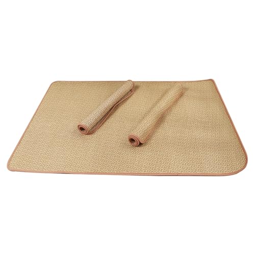 GIBZ Kühlmatte für Hunde, Sommer Hundematte Selbstkühlende Ungiftiges, Wasserdicht Waschbar Katzen Kratzfest Kühldecke Matte, Khaki, 90 x 70 cm GIBZ Kühlmatte für Hunde, Sommer Hundematte Selbstkühlende Ungiftiges, Wasserdicht Waschbar Katzen Kratzfest Kühldecke Matte, Khaki, 90 x 70 cm von GIBZ