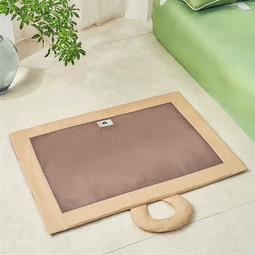 GIBZ Kühlmatte für Hunde Haustier, Selbstkühlende Kühldecke Hundematte, Waschbar rutschfest Kühl Matte für Kisten, Bett, Sofa, Beige, 75 x 55 cm GIBZ Kühlmatte für Hunde Haustier, Selbstkühlende Kühldecke Hundematte, Waschbar rutschfest Kühl Matte für Kisten, Bett, Sofa, Beige, 75 x 55 cm von GIBZ