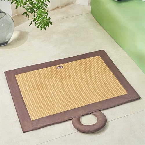 GIBZ Kühlmatte für Hunde Haustier, Selbstkühlende Kühldecke Hundematte, Waschbar rutschfest Kühl Matte für Kisten, Bett, Sofa, Braun, 75 x 55 cm GIBZ Kühlmatte für Hunde Haustier, Selbstkühlende Kühldecke Hundematte, Waschbar rutschfest Kühl Matte für Kisten, Bett, Sofa, Braun, 75 x 55 cm von GIBZ