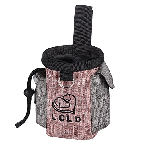 GIBZ Leckerlibeutel für Hunde Dummy Hundetraining Großes Fassungsvermögen Verstellbare Multi-Pocket-Futtertasche Kordelzug Schmutzige Hundetrainingstasche Rosa GIBZ Leckerlibeutel für Hunde Dummy Hundetraining Großes Fassungsvermögen Verstellbare Multi-Pocket-Futtertasche Kordelzug Schmutzige Hundetrainingstasche Rosa von GIBZ
