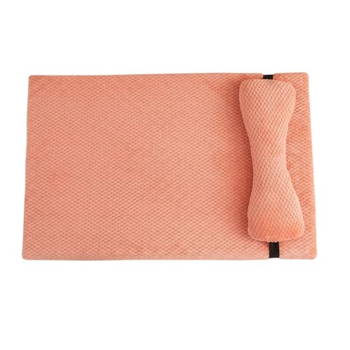 GIBZ Memory Foam Hundebett mit Kissen, Waschbares Haustierkissen mit Abnehmbarem Bezug, Schlafunterlage für Katze, Rosa, 45×30cm GIBZ Memory Foam Hundebett mit Kissen, Waschbares Haustierkissen mit Abnehmbarem Bezug, Schlafunterlage für Katze, Rosa, 45×30cm von GIBZ