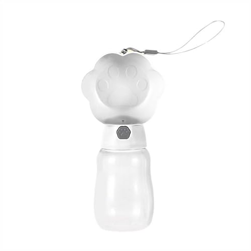 GIBZ Niedliche Hunde Wasserflasche für Unterwegs, Auslaufsicher Haustier Trinkflasche für Spaziergänge im Freien, Wandern, Reisen, Weiß, 380ml GIBZ Niedliche Hunde Wasserflasche für Unterwegs, Auslaufsicher Haustier Trinkflasche für Spaziergänge im Freien, Wandern, Reisen, Weiß, 380ml von GIBZ