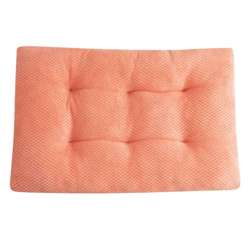 GIBZ Plüsch Hundebett mit Weicher Einlage, Waschbares & Warmes Haustierkissen, Schlafunterlage für Katze, Rosa, 125×85cm GIBZ Plüsch Hundebett mit Weicher Einlage, Waschbares & Warmes Haustierkissen, Schlafunterlage für Katze, Rosa, 125×85cm von GIBZ