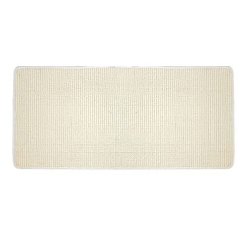 GIBZ Sisal Katze Kratzmatte für Katzen Sofaschutz Natürliche Kratzschutz für die Fußecke des Betts im Innenbereich, Weiße, 60×20cm GIBZ Sisal Katze Kratzmatte für Katzen Sofaschutz Natürliche Kratzschutz für die Fußecke des Betts im Innenbereich, Weiße, 60×20cm von GIBZ