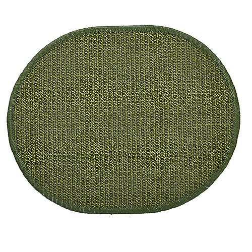 GIBZ Sisal Kratzmatte Möbelschutz für Katzen im Innenbereich Vertikal Rutschfester Kratzteppich Natürlich für Wand Tür, Grün, 34×42cm GIBZ Sisal Kratzmatte Möbelschutz für Katzen im Innenbereich Vertikal Rutschfester Kratzteppich Natürlich für Wand Tür, Grün, 34×42cm von GIBZ