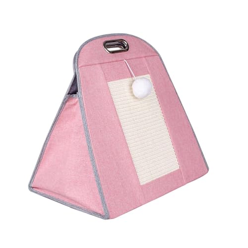 GIBZ Tragbares Katzenbett mit Kratzbaum Indoor Versteck Katzennest Waschbar Katzenhaus Süß Haustierhaus, Rosa GIBZ Tragbares Katzenbett mit Kratzbaum Indoor Versteck Katzennest Waschbar Katzenhaus Süß Haustierhaus, Rosa von GIBZ
