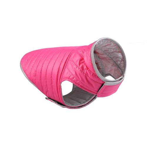 GIBZ Warme Hundemantel, Puffer Weste Wasserdicht Reflektierende Jacke, Winter Kleidung für Kleine, Mittelgroße, Große Hunde, Rosa&Grau, L GIBZ Warme Hundemantel, Puffer Weste Wasserdicht Reflektierende Jacke, Winter Kleidung für Kleine, Mittelgroße, Große Hunde, Rosa&Grau, L von GIBZ