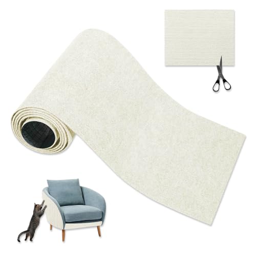 GIDWRIY Selbstklebende Kratzmatte Katze 40 X 200 cm,Kratzschutz Wand,Kratzwand Kratzteppich Katzenkratzmatte Sofa zum Kleben,Scratch Mat,Kratzbretter Wand Katzenteppich,Stoff für Kratzbaum -Weiß GIDWRIY Selbstklebende Kratzmatte Katze 40 X 200 cm,Kratzschutz Wand,Kratzwand Kratzteppich Katzenkratzmatte Sofa zum Kleben,Scratch Mat,Kratzbretter Wand Katzenteppich,Stoff für Kratzbaum -Weiß von GIDWRIY