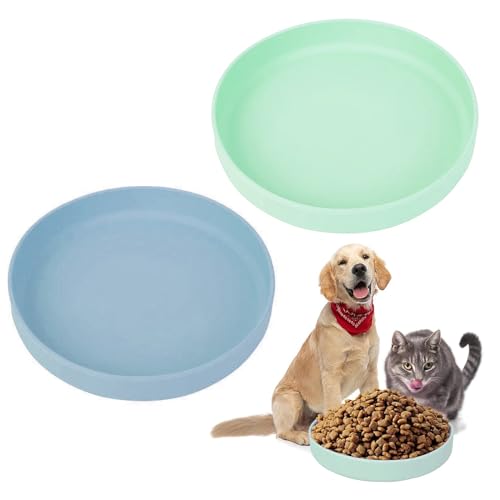 GIGIIS Futternapf für Katzen Silikon 2 Stück Katzennapf Flach Futterschale Katzen Schüssel für Trocken und Nassfutter Trinkschale für Katzen, Kleinen Hund, Igel, Hasen(Grün und Blau) GIGIIS Futternapf für Katzen Silikon 2 Stück Katzennapf Flach Futterschale Katzen Schüssel für Trocken und Nassfutter Trinkschale für Katzen, Kleinen Hund, Igel, Hasen(Grün und Blau) von GIGIIS