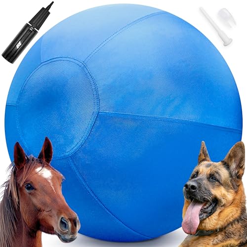 GILYX Herding Ball für Hunde, groß, Pferdehüttenbälle, 63,5 cm, riesiger Collie-Hüttenball für australischen Schäferhund, Azurblau GILYX Herding Ball für Hunde, groß, Pferdehüttenbälle, 63,5 cm, riesiger Collie-Hüttenball für australischen Schäferhund, Azurblau von GILYX