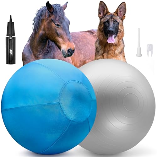 Hüteball für Hunde und Pferde – 63,5 cm Riesenball für Hunde Australischer Schäferhund Kauer Collie – Collieball Herding Spielzeug – Azurblau Hüteball für Hunde und Pferde – 63,5 cm Riesenball für Hunde Australischer Schäferhund Kauer Collie – Collieball Herding Spielzeug – Azurblau von GILYX