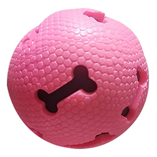 GIMOCOOL Hundespielzeugball | Hunde-Apportier-Puzzleball – weiches Gummi-Kauspielzeug für Hunde, quietschend, interaktives Hundespielzeug für Hunde und Welpen von GIMOCOOL