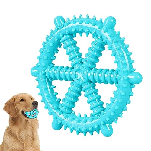 GIMOCOOL Robustes Hundespielzeug | Robustes, rutschfestes Kaugummispielzeug für Welpen - Lebensmittelechte Beißringe für drinnen und draußen, interaktives Welpenspielzeug für Zuhause, Käfig von GIMOCOOL