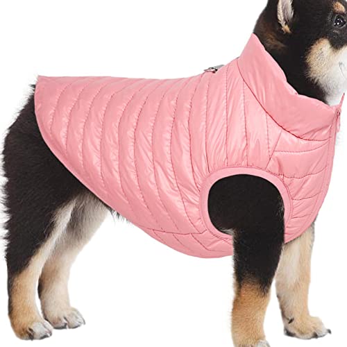 GIMOCOOL Warme Haustier-Hundeweste | Stoff-Hundepullover Winter Fleeceweste Hundepullover Jacke | Warmes kaltes Wetter Hundekleidung Leichte Outdoor-Bekleidung für kleine, mittelgroße und große Hunde von GIMOCOOL