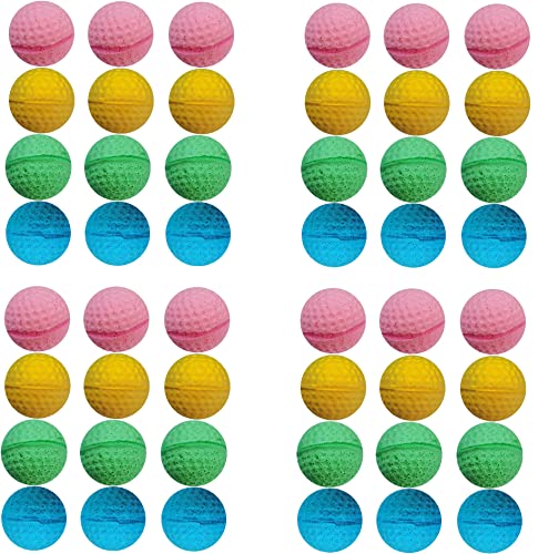 Katzen-Schaumstoffball, Katzen-Spielzeug, Schaumstoffball, Spielzeug (48 Stück, Golf-Schaumstoffball) von GINFH