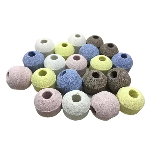 GINGER TECH Aquarium-Filter-Medienkugeln, verbesserter Aquarium-Ersatzfilter, Nano-Kugeln, verbessert die Wasserqualität, Bio-Kugeln, Keramikringe für Aquarium, Teich, Kanisterfilter, zufällige Farbe von GINGER TECH
