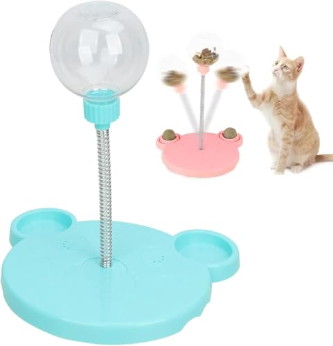 Leaking Treats Ball Pet Feeder Spielzeug, Katzen-Leckerli-Spender Ball, Hundeleckerli-Spender Spielzeug, Interaktives Katzen-Futterspender Spielzeug, Pet Slow Feeder Spielzeug Ball, Futterspender für Leaking Treats Ball Pet Feeder Spielzeug, Katzen-Leckerli-Spender Ball, Hundeleckerli-Spender Spielzeug, Interaktives Katzen-Futterspender Spielzeug, Pet Slow Feeder Spielzeug Ball, Futterspender für von GINGER TECH