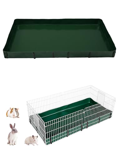 GINIDEAR Meerschweinchenkäfig-Auskleidung, wasserdicht/auslaufsichere Basis für Meerschweinchenkäfige Wiederverwendbare Unterseite für Kaninchen, Hamster, Igel und andere Kleintiere. für Midwest Cage GINIDEAR Meerschweinchenkäfig-Auskleidung, wasserdicht/auslaufsichere Basis für Meerschweinchenkäfige Wiederverwendbare Unterseite für Kaninchen, Hamster, Igel und andere Kleintiere. für Midwest Cage von GINIDEAR