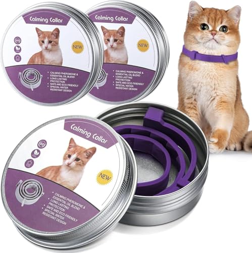 GIUSOBG Beruhigendes Halsband 2er-Pack 38cm Beruhigendes Halsband für Katzen Beruhigendes Pheromonen Halsband Verstellbare Größe Konstante Beruhigung Hunden Calming Collar Anti Stress Katzenhals GIUSOBG Beruhigendes Halsband 2er-Pack 38cm Beruhigendes Halsband für Katzen Beruhigendes Pheromonen Halsband Verstellbare Größe Konstante Beruhigung Hunden Calming Collar Anti Stress Katzenhals von GIUSOBG