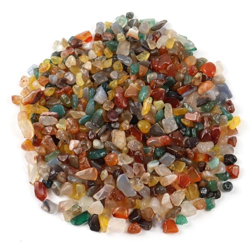 GIUSOBG Dekorative Steine,200g Unregelmäßig,4-6 mm Bunte Kieselsteine, Glaskies für Aquarium, Garten, Füllstoff für Vasen, Sukkulenten GIUSOBG Dekorative Steine,200g Unregelmäßig,4-6 mm Bunte Kieselsteine, Glaskies für Aquarium, Garten, Füllstoff für Vasen, Sukkulenten von GIUSOBG