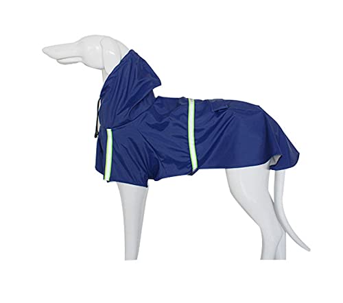 GIVBRO Hundemantel Regenmantel Hoodie Kleidung Haustier Outfit Jacke mit reflektierendem Streifen für kleine, mittelgroße und große Hunde Outdoor Sport von GIVBRO
