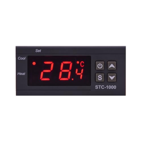 GIWFBQTR 1000 LED-Digitalthermostat für Inkubator-Temperaturregler-Thermoregulator-Relais für Heiz- und Kühlsysteme von GIWFBQTR