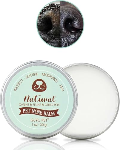 GJYC PET 1 oz Pflanzlicher Nasenbalsam für Hunde - Natürliche Linderung und Feuchtigkeit für trockene, rissige Nasen von GJYC PET