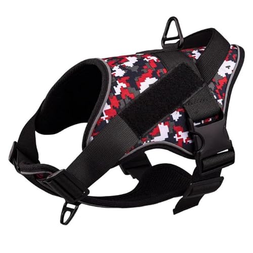 Kein Ziehen, Robustes Nylon-Hundegeschirr, Verstellbar, Militärisch, Taktisch, Mittelgroße Und Große Hundegeschirr, Weste, Deutscher Schäferhund, Französische Bulldogge, Labrador, Training, Kein Ziehen, Robustes Nylon-Hundegeschirr, Verstellbar, Militärisch, Taktisch, Mittelgroße Und Große Hundegeschirr, Weste, Deutscher Schäferhund, Französische Bulldogge, Labrador, Training, von GKRB