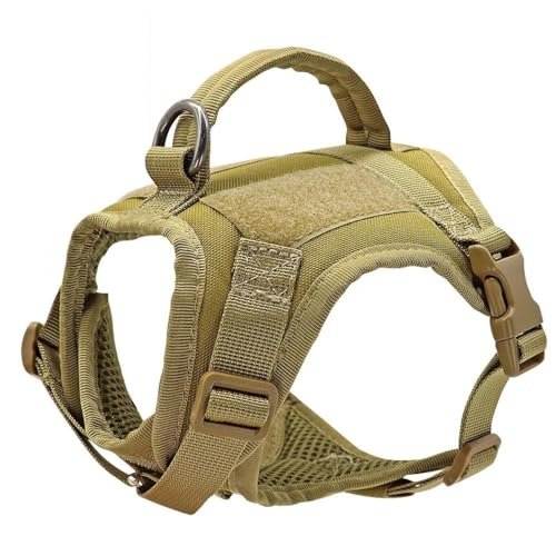 Militärische Taktische Robuste Nylon-Katzengeschirrweste Mit Kontrollgriff. Militärisches Taktisches Katzengeschirr Für Katzen Im Freien, Für Kleine Und Mittlere Hunde Und Katzen, Zum Traini von GKRB