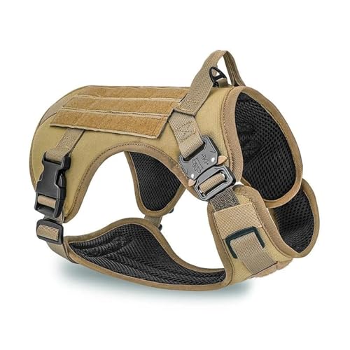 Militärisches Taktisches Hundegeschirr, Deluxe, Kein Ziehen, Verstellbar, Haustier, Camping, Jagd, Trainingsgeschirr, Weste Für Mittelgroße Und Große Hunde, Service-Hundezubehör,A,XL Militärisches Taktisches Hundegeschirr, Deluxe, Kein Ziehen, Verstellbar, Haustier, Camping, Jagd, Trainingsgeschirr, Weste Für Mittelgroße Und Große Hunde, Service-Hundezubehör,A,XL von GKRB