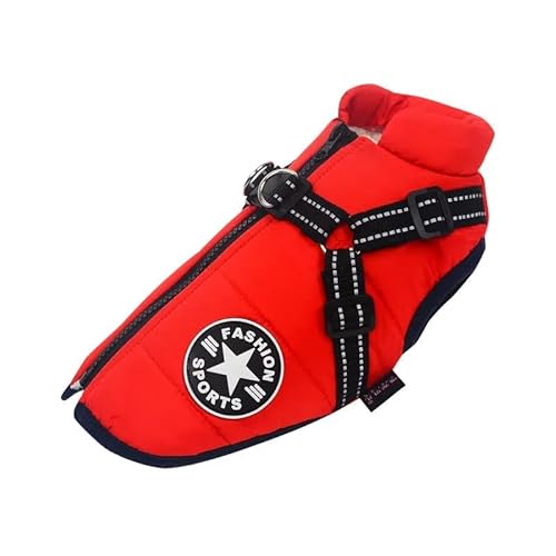 Weicher Und Bequemer Großer Hundemantel Mit Trägern Für Herbst Und Winter, Verdickte Warme Hundejacke, Labrador, Chihuahua, Mops, Französische Bulldogge, Jacke Für Draußen, Wind- Und Wasserd Weicher Und Bequemer Großer Hundemantel Mit Trägern Für Herbst Und Winter, Verdickte Warme Hundejacke, Labrador, Chihuahua, Mops, Französische Bulldogge, Jacke Für Draußen, Wind- Und Wasserd von GKRB