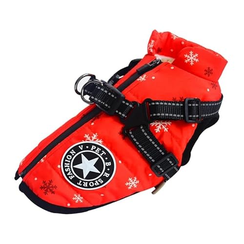 Winterverdickte Warme Hundejacke, Kleidung, Einfarbig, Weich Und Bequem, Haustierjacke, Wind- Und wasserdichte Outdoor-Hundejacke, Französische Bulldogge, Labrador-Jacke,H,2XL Winterverdickte Warme Hundejacke, Kleidung, Einfarbig, Weich Und Bequem, Haustierjacke, Wind- Und wasserdichte Outdoor-Hundejacke, Französische Bulldogge, Labrador-Jacke,H,2XL von GKRB