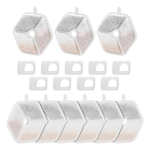 9 Pieces Filter Und 9 Pieces Schwämme Für Drahtlose Katzen Hunde Trinkwasser Brunnen Ersatz Filter Zubehör von GKYQVE