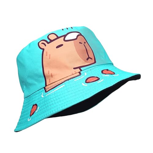 Cartoon Animal Fisherman Sonnenschutz Leicht Einstellbar Für Outdoor Aktivitäten Strand Urlaub Atmungsaktiv von GKYQVE