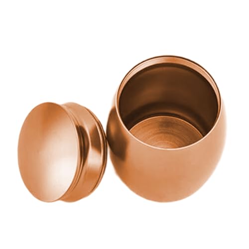 GKYQVE Einfache Asche Urne Gedenkschmuck Schmuck Cremation Box Metal Jar Cremation Juwely Urne Sarg Für Asche Tragbares Haustier von GKYQVE