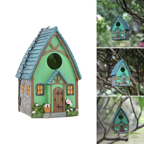 GKYQVE Hanging Bird Nest House Outdoor Sicherheitsunterkunft Zuchtbox Für Finken Und Wrens Wildbird Outdoor Nisting Box GKYQVE Hanging Bird Nest House Outdoor Sicherheitsunterkunft Zuchtbox Für Finken Und Wrens Wildbird Outdoor Nisting Box von GKYQVE