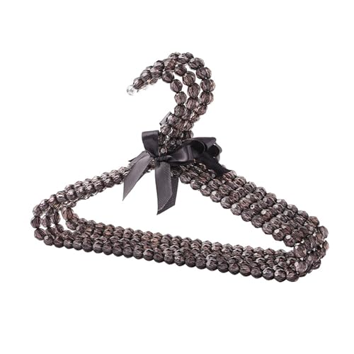 GKYQVE Haustierversorgungshänger Metall Plastomer Kleiderschränke Accessoires Perlen Dekoration Für Kleine Hundekleidung 5Pack Pet Store Display Hanger von GKYQVE